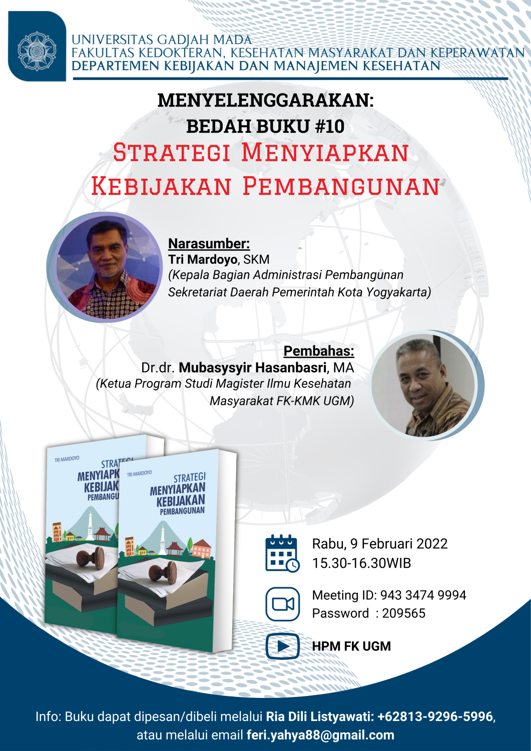 Bedah Buku #10 “Strategi Menyiapkan Kebijakan Pembangunan” – Health ...