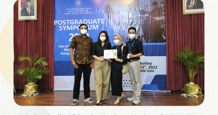 Mahasiswa Prodi KMK FK-KMK UGM meraih Juara 1 dalam Debate Competition & Research Pitch Contest (RPC)
