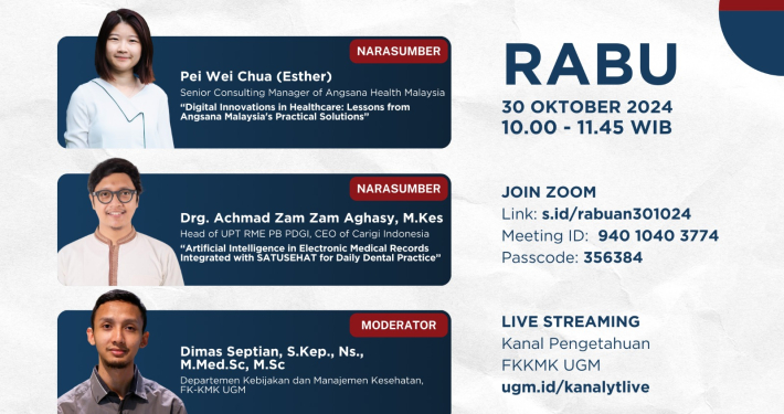 Reportase Seminar Rabuan: Advancing Digital Innovation for Health